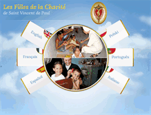 Tablet Screenshot of filles-de-la-charite.org